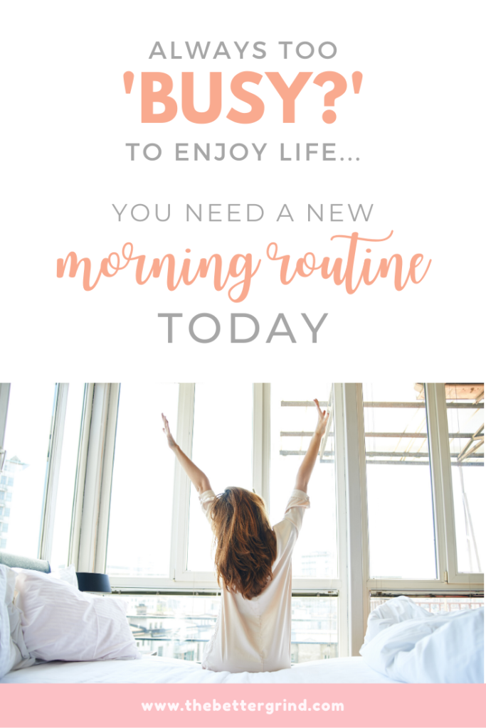 If someone asks how your day, week or month has been is your answer is 'busy'? You need a better morning routine. Starting your day with a morning routine for success will transform your happiness, work-life balance and performance in the office.