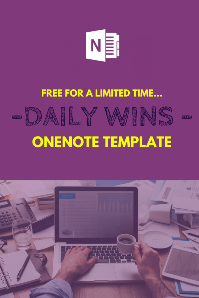Improve your productivity with this Daily Wins OneNote planner template. The template is a Bullet journal style, where you set your five most important tasks for each day. The planner is free for a limited time!